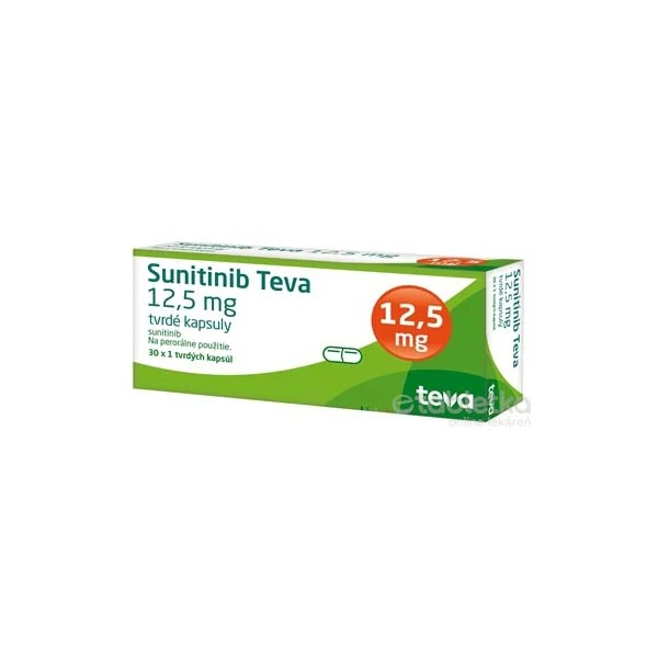 SUNITINIB Teva caps 12.5 mg 28 pce