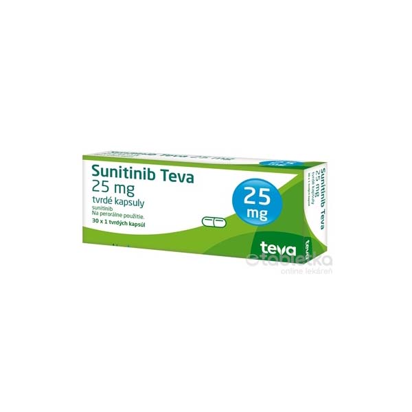 SUNITINIB Teva caps 25 mg 28 pce
