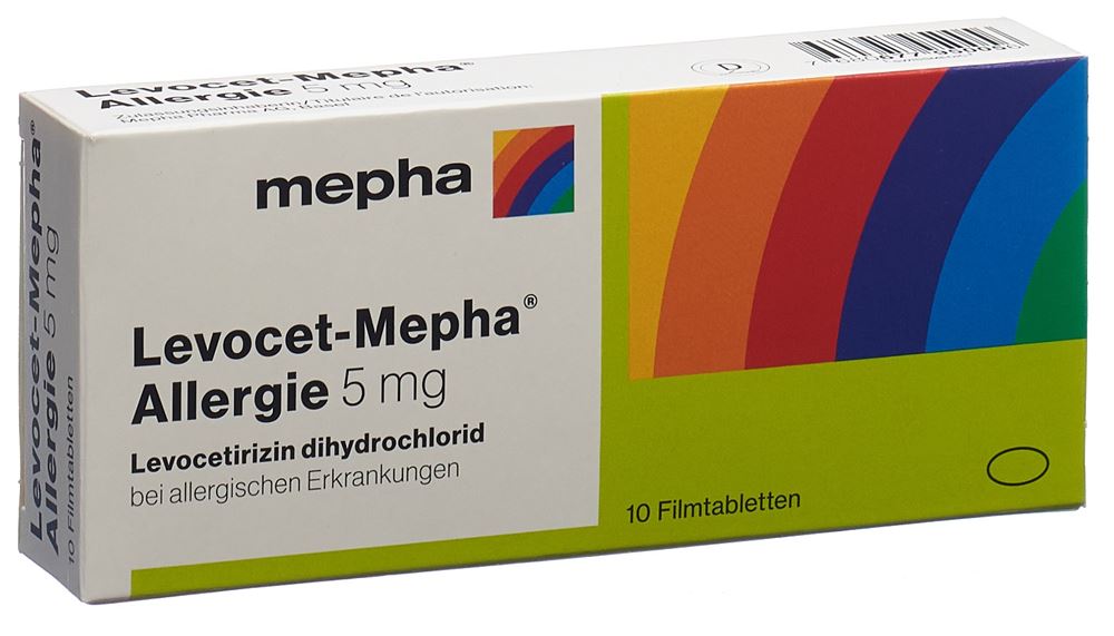 LEVOCET Mepha Allergie cpr pell 5 mg 10 pce
