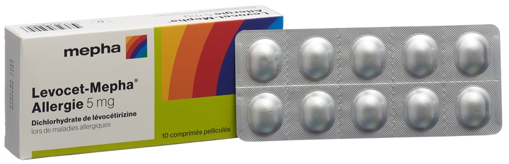LEVOCET Mepha Allergie cpr pell 5 mg 10 pce