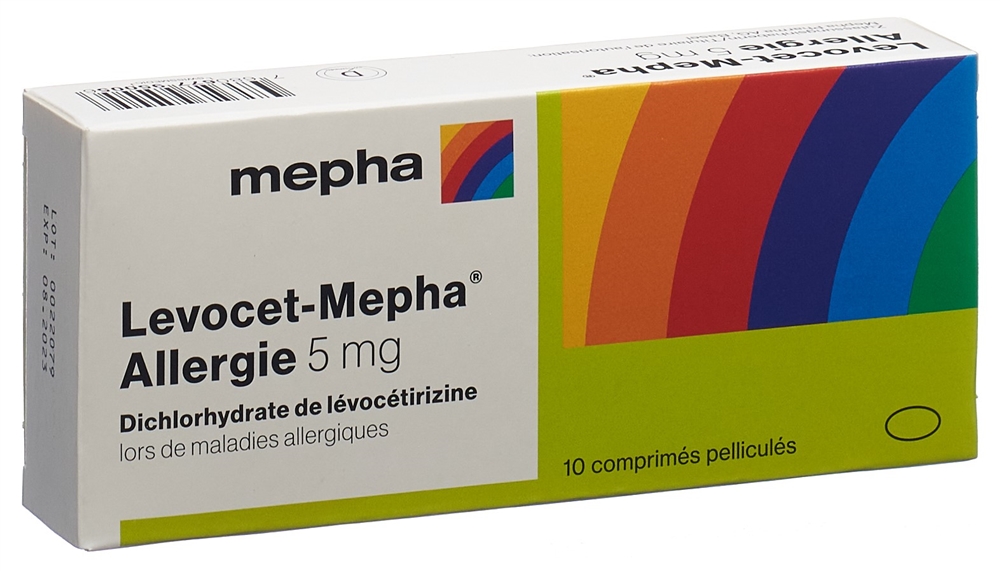 LEVOCET Mepha Allergie cpr pell 5 mg 10 pce
