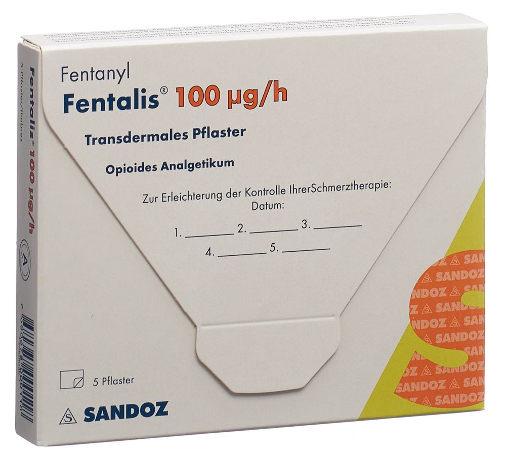 FENTALIS patch mat 100 mcg/h sach 5 pce