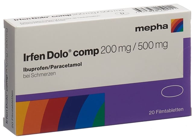 Irfen Dolo comp 200 / 500 mg, Filmtabletten