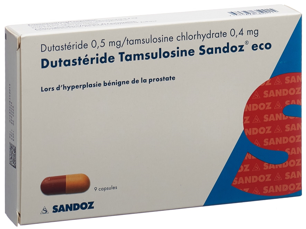 DUTASTERID Tamsulosin Sandoz eco 0.5/0.4mg 9 pce