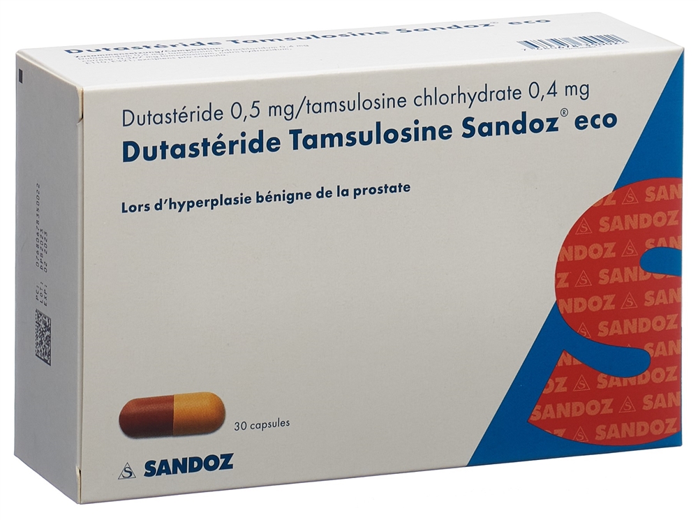 DUTASTERID Tamsulosin Sandoz eco 0.5/0.4mg 30 pce