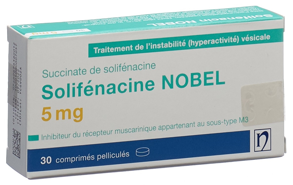 Solifenacin NOBEL 5 mg, Filmtabletten