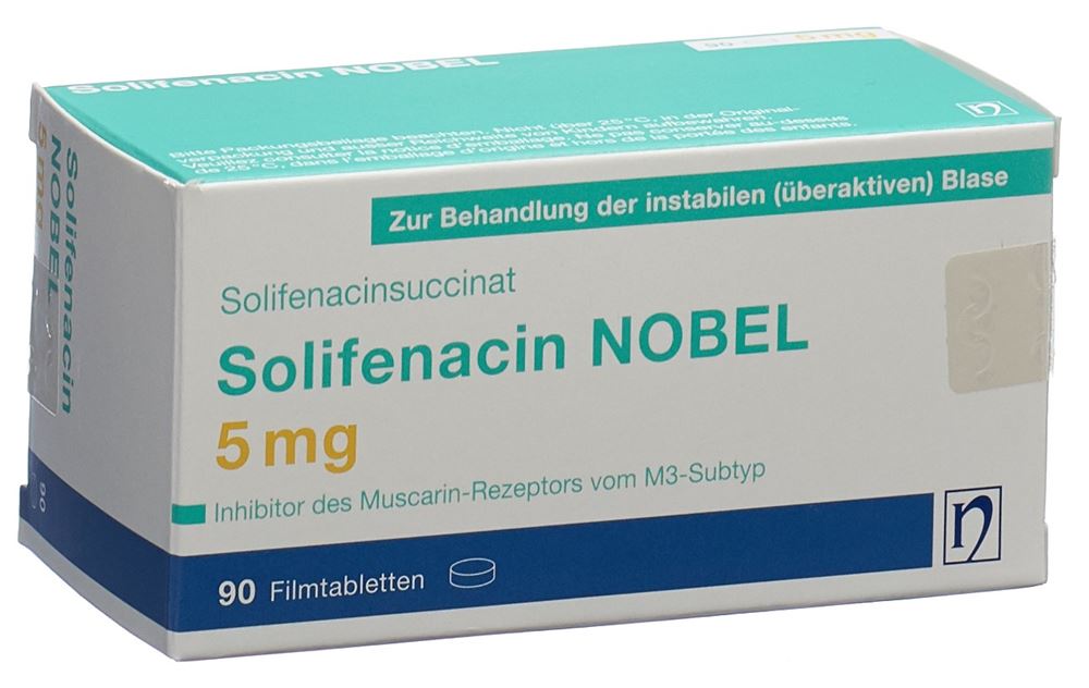 Solifenacin NOBEL 5 mg, Filmtabletten