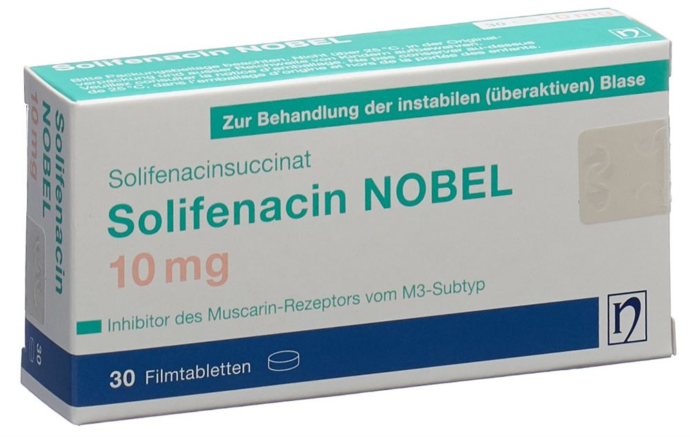 Solifenacin NOBEL 10 mg, Filmtabletten