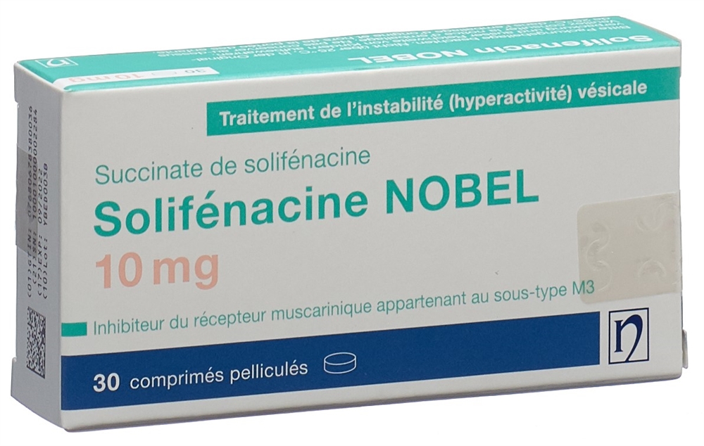 Solifenacin NOBEL 10 mg, Filmtabletten