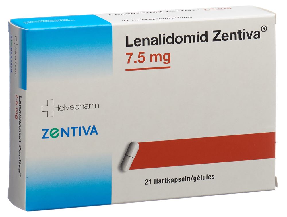 LENALIDOMID Zentiva caps 7.5 mg 21 pce