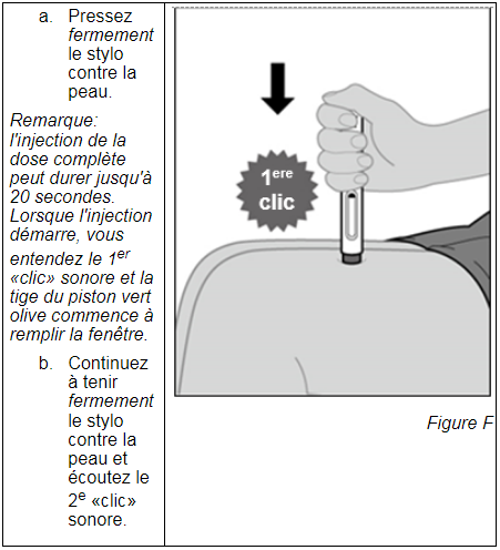 Veblocema 120 mg, solution injectable en stylo prérempli