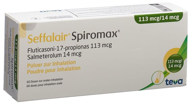 Seffalair Spiromax 55/14 mcg, Multidosenpulverinhalator