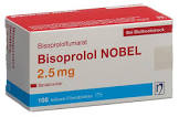 Bisoprolol NOBEL 2.5 mg, Filmtabletten