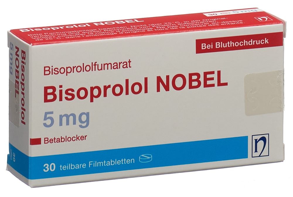 BISOPROLOL NOBEL cpr pell 5 mg 30 pce