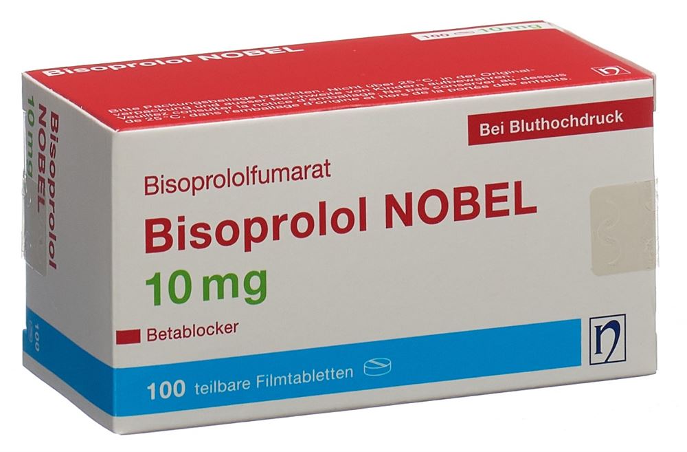 BISOPROLOL NOBEL cpr pell 10 mg 100 pce