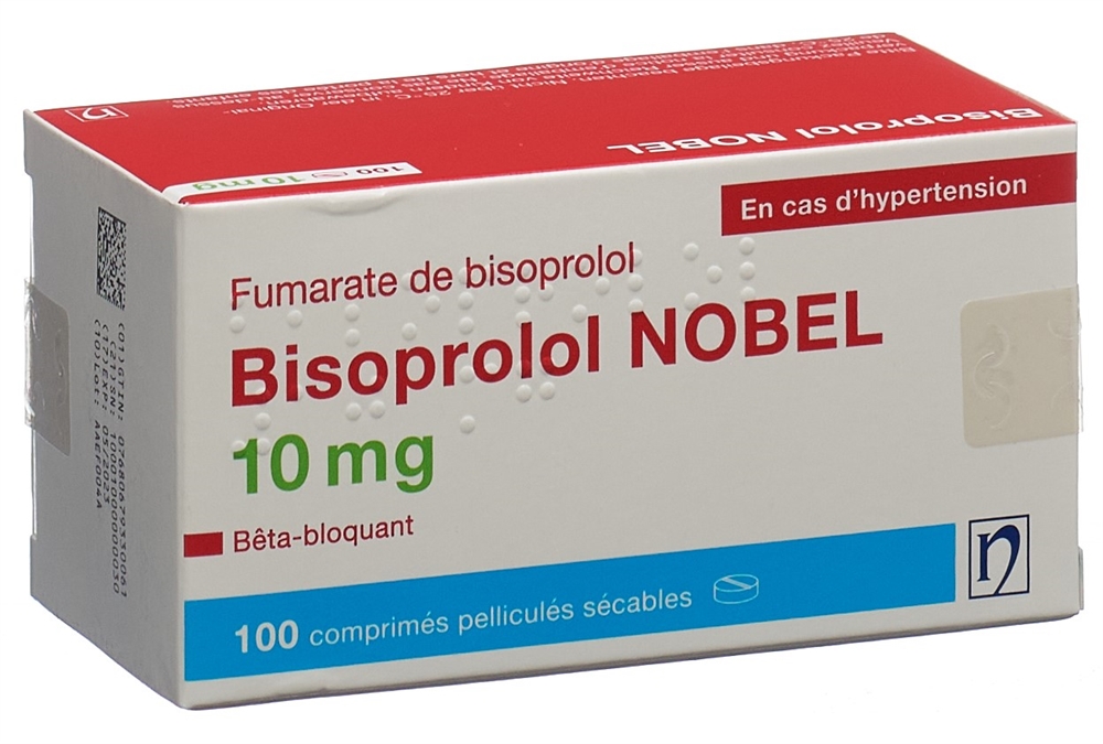 BISOPROLOL NOBEL cpr pell 10 mg 100 pce