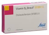 Vitamin D3 Streuli 20`000 I.E. Weichkapseln