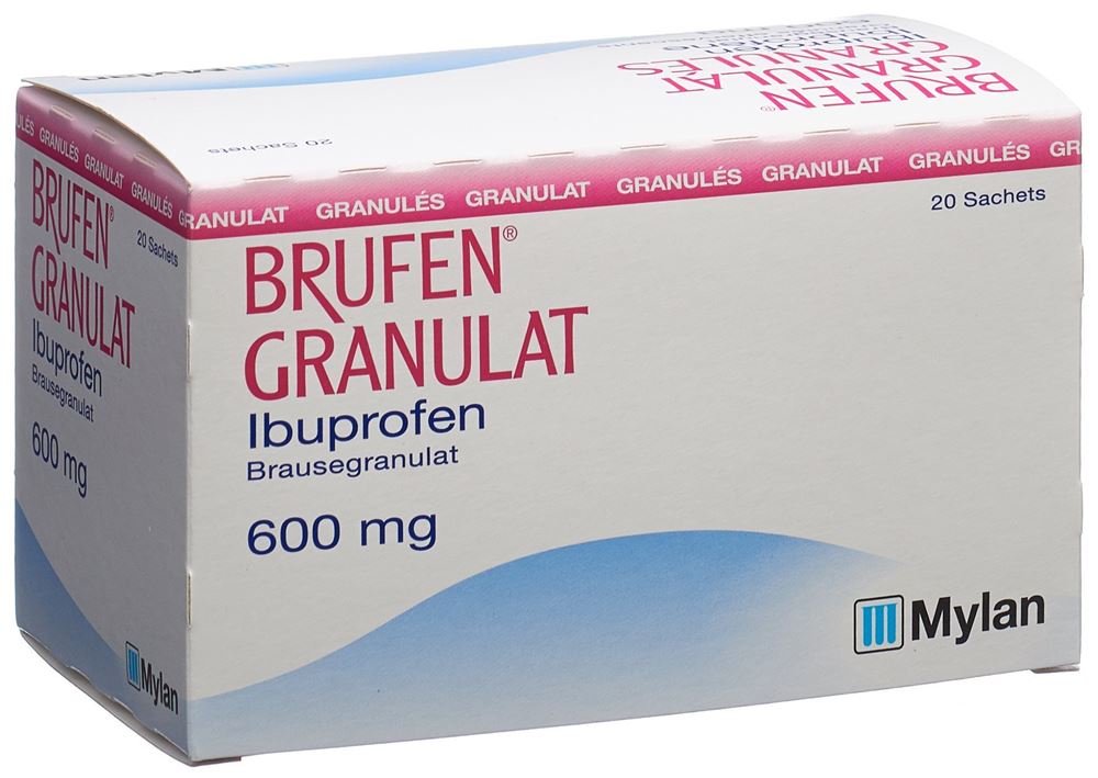 IBUPROFEN Viatris gran eff 600 mg sach 20 pce