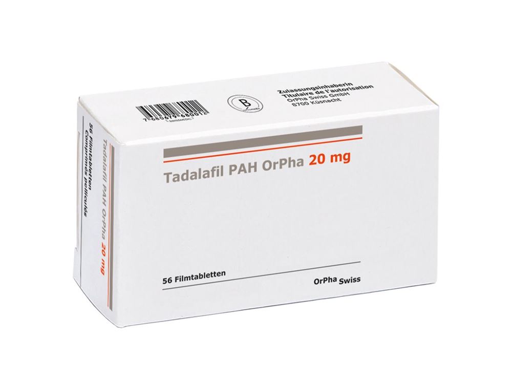 TADALAFIL PAH OrPha cpr pell 20 mg 56 cpr pell