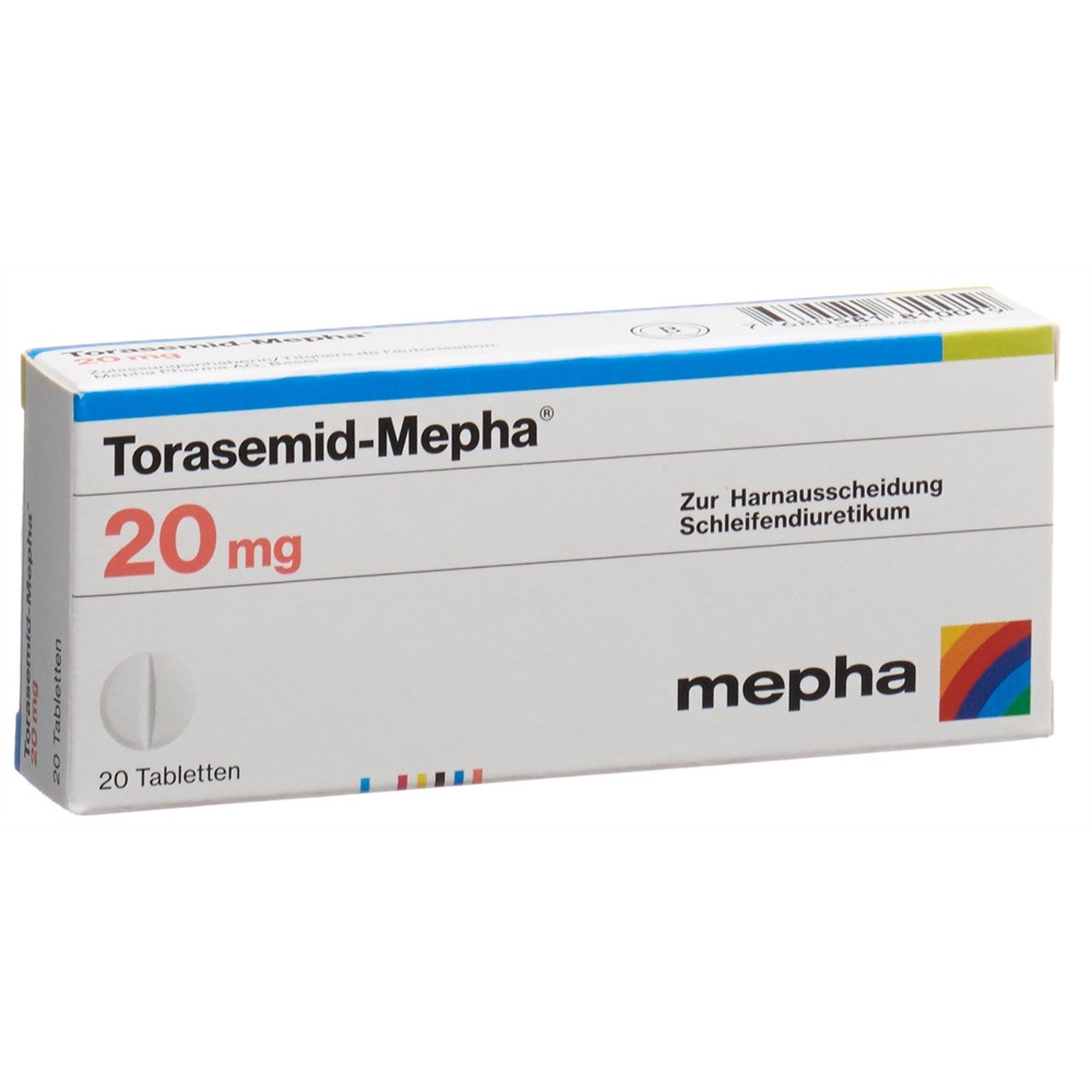TORASEMID Mylan cpr 2.5 mg 20 pce
