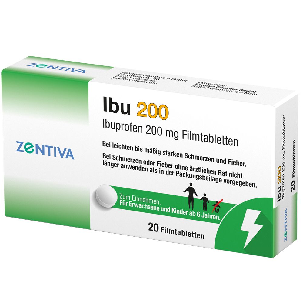 Ibu Zentiva 200 mg, Filmtabletten
