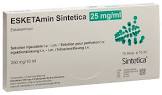 Esketamin Sintetica 25 mg/ml, soluzione iniettabile o per infusione