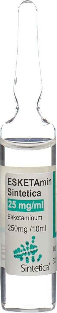 Esketamin Sintetica 25 mg/ml, soluzione iniettabile o per infusione