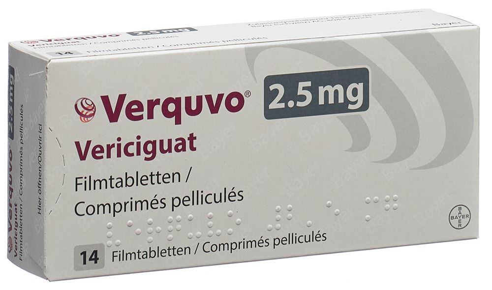 VERQUVO cpr pell 2.5 mg 14 pce