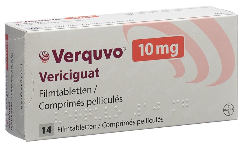 VERQUVO cpr pell 10 mg 98 pce
