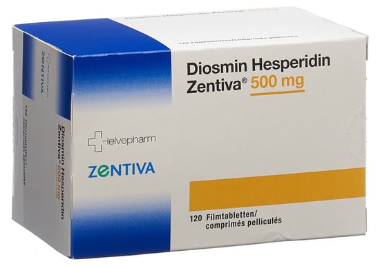Diosmin Hesperidin Zentiva 500 mg, Filmtabletten