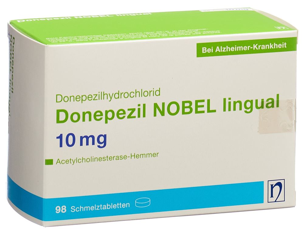 DONEPEZIL NOBEL lingual cpr orodisp 10 mg 98 pce