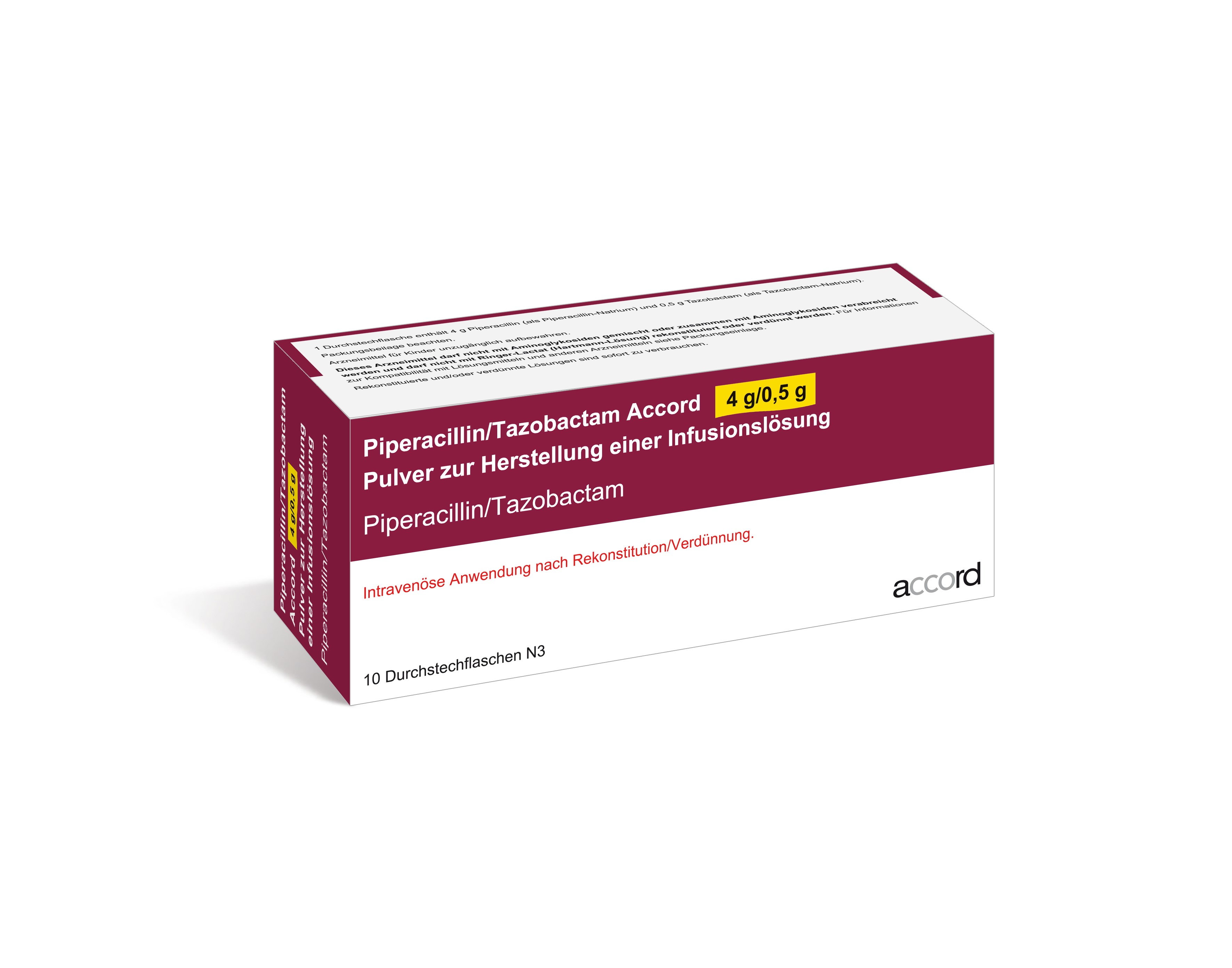 Piperacillin/Tazobactam-Teva 2.25 g, Pulver zur Herstellung einer Infusionslösung