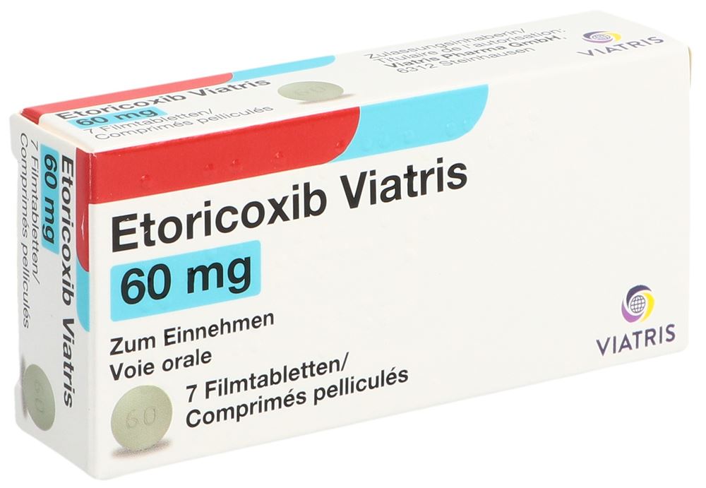 ETORICOXIB Viatris cpr pell 60 mg 7 pce