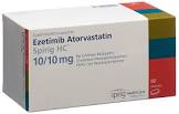 Ezetimib Atorvastatin Spirig HC 10 mg / 10 mg, Tabletten
