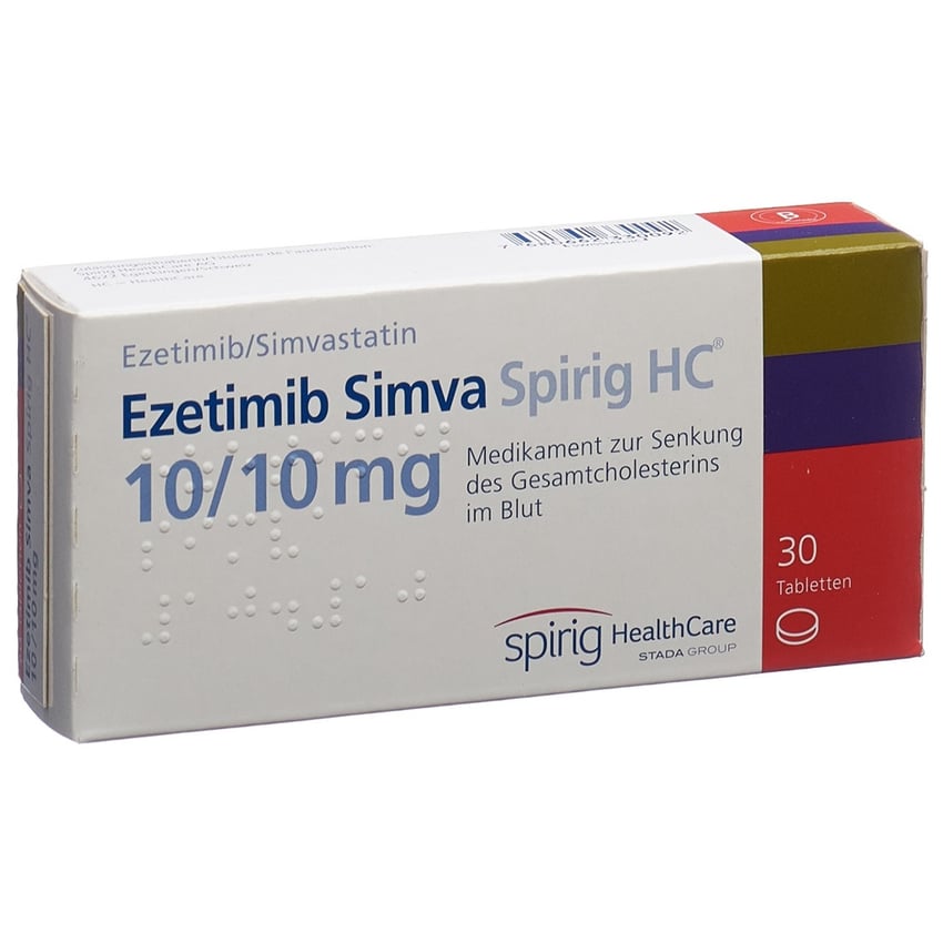 Ezetimib Atorvastatin Spirig HC 10 mg / 10 mg, Tabletten