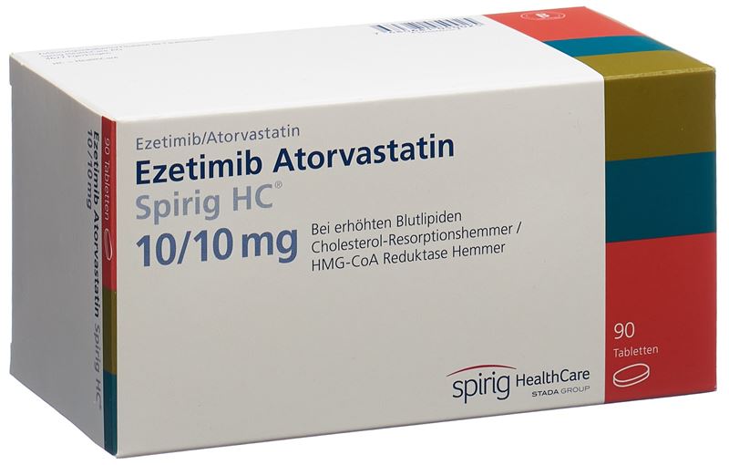 Ezetimib Atorvastatin Spirig HC 10 mg / 80 mg, Tabletten