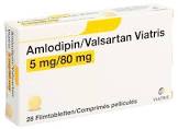 Amlodipin/Valsartan Viatris 5 mg/80 mg, Filmtabletten