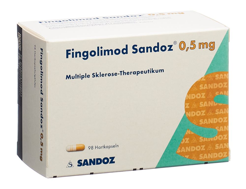 FINGOLIMOD Sandoz caps 0.5 mg 98 pce