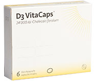 D3 VitaCaps 24,000 IU (600 μg), Weichkapseln