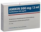 AMIKACIN Ideogen conc perf 500 mg/2ml 5 x 2 ml