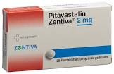 Pitavastatin Zentiva 2 mg, Filmtabletten