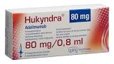 Hukyndra 80mg/0.8ml, Injektionslösung in einer Fertigspritze