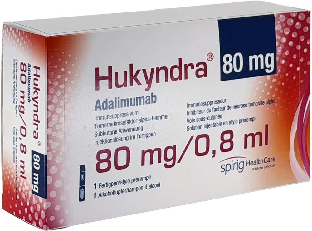 HUKYNDRA sol inj 80mg/0.8ml stylo pré 1 pce