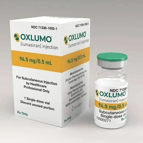 Oxlumo 94.5 mg / 0.5 ml, Injektionslösung