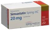 Simvastatin Spirig HC 20, Filmtabletten