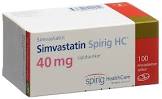 Simvastatin Spirig HC 40, Filmtabletten