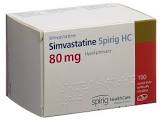 Simvastatin Spirig HC 80, Filmtabletten