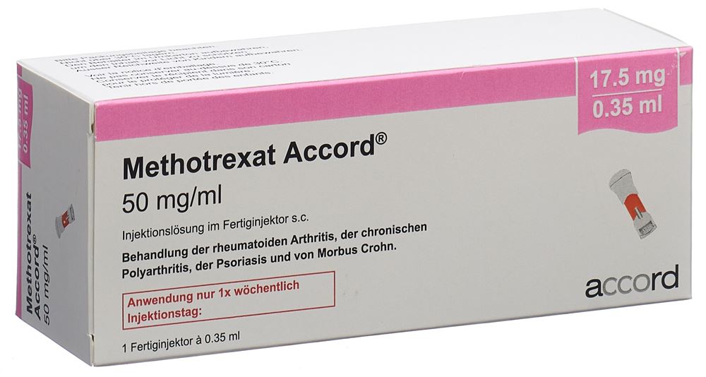METHOTREXAT Accord 17.5mg/0.35ml sol inj stylo pré