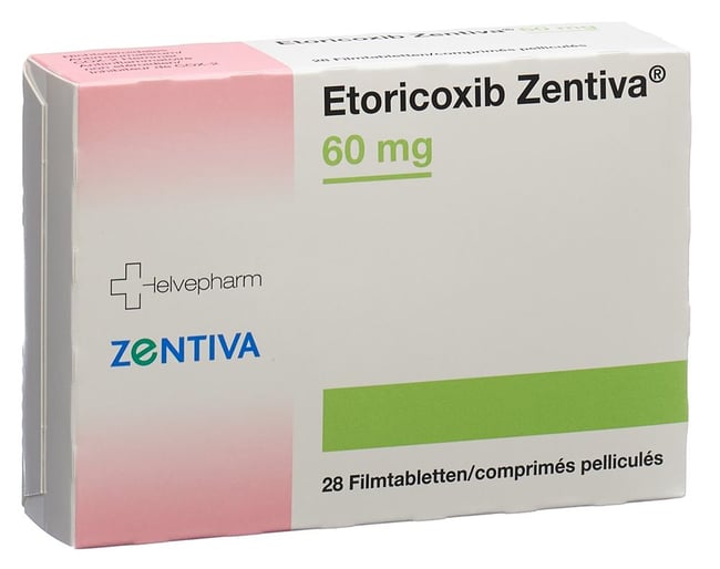 Etoricoxib Zentiva 30 mg, Filmtabletten