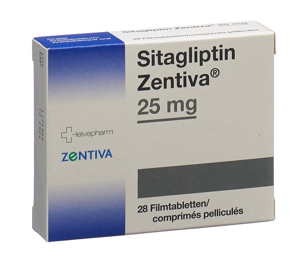 SITAGLIPTIN Zentiva cpr pell 25 mg 28 pce
